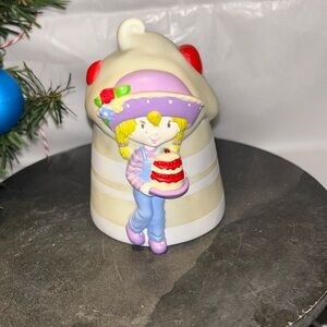 2008 Strawberry Shortcake Mini Bank  4 inches
